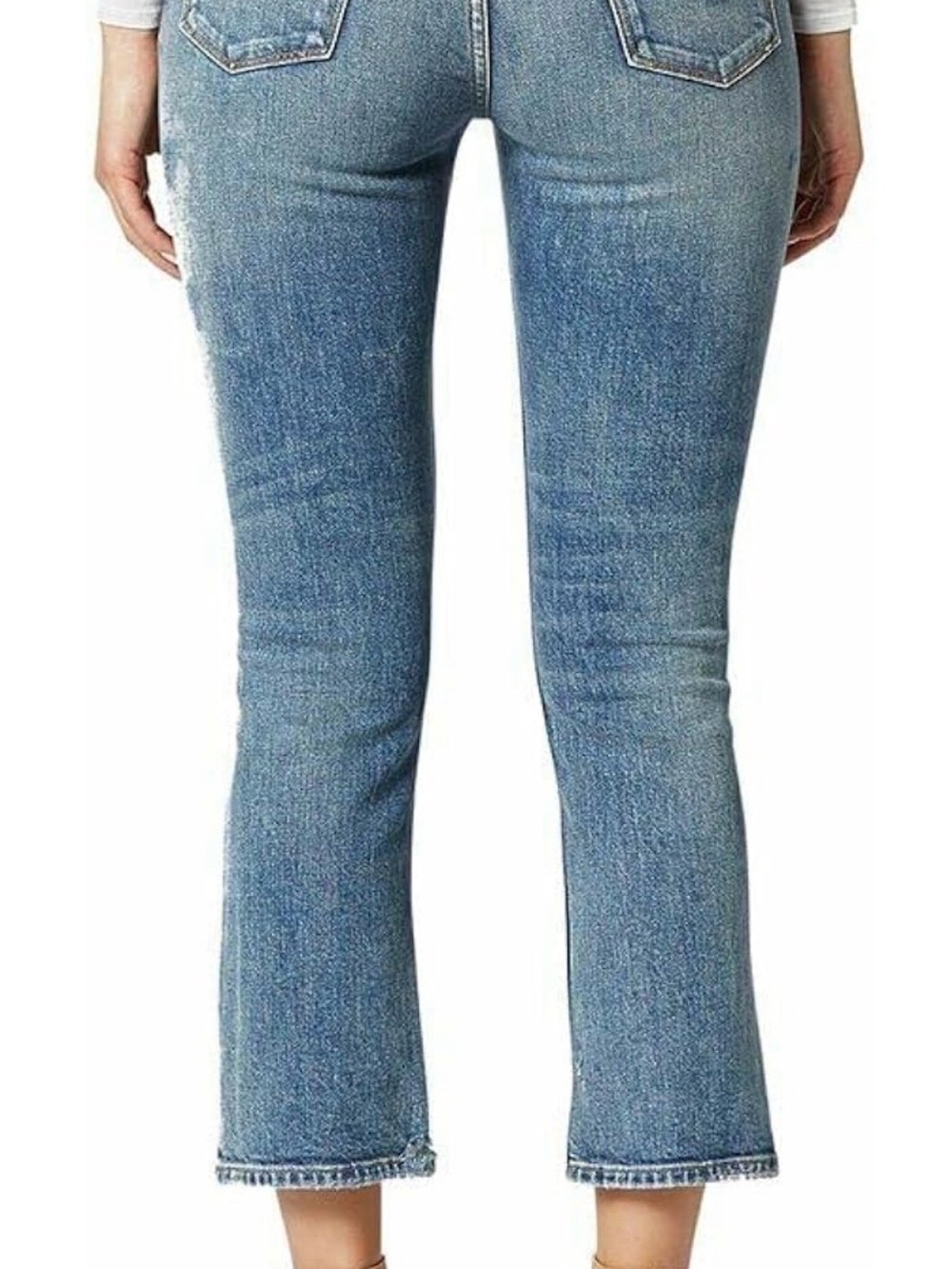 Hudson Jeans Holly Light Blue Boot Cut Ankle Jeans
